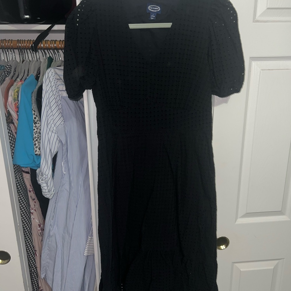 Elegant Black High Low Dress by Old Navy